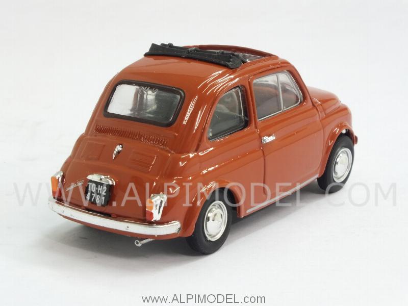 Fiat 500F 1965-1972 aperta (Roso Corallo Chiaro) - brumm