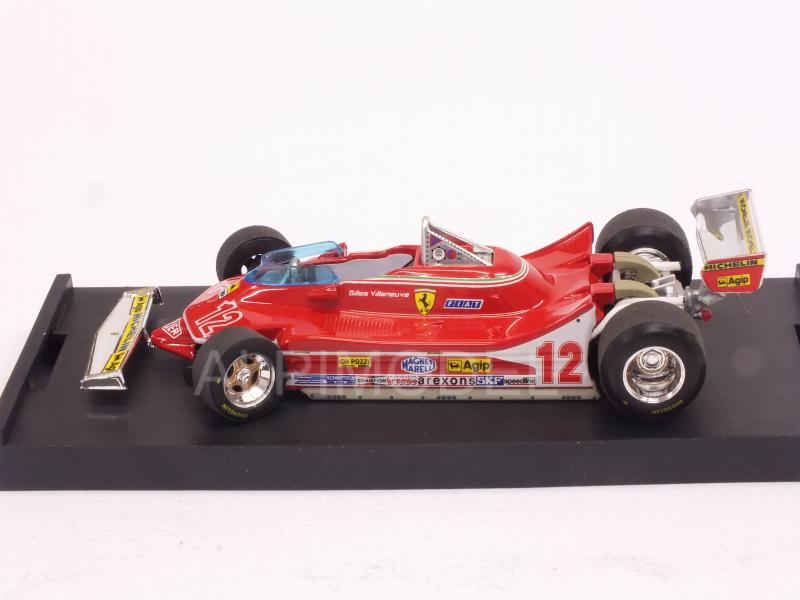 Ferrari 312 T4 Winner GP 1979 Gilles Villeneuve (steering wheels/ruote sterzanti) - brumm