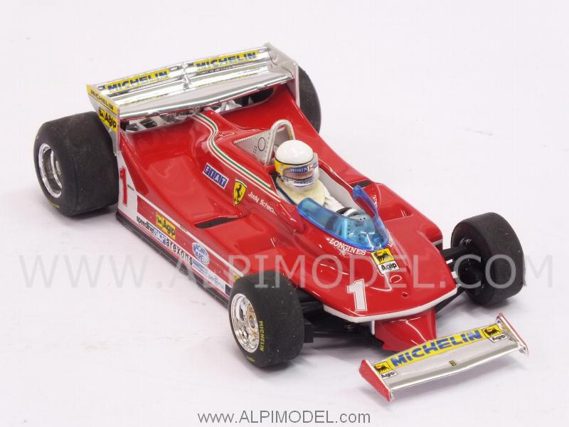 Ferrari 312 T5 #1 GP Monaco 1980 Jody Scheckter (with driver/con pilota) - brumm