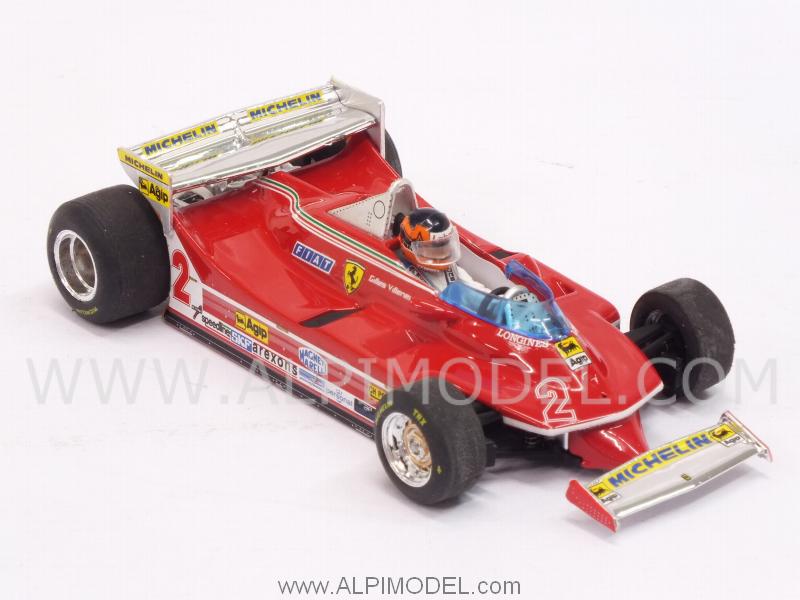 Ferrari 312 T5 #2 GP Monaco 1980 Gilles Villeneuve (with driver/con pilota) - brumm
