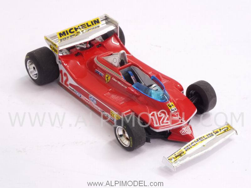 Ferrari 312 T4 #12 GP USA West - Test rear Aileron Monaco 1979 Gilles Villeneuve - brumm