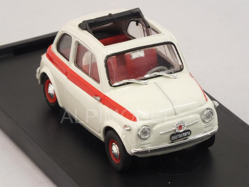 Fiat Nuova 500 Tetto Apribile 1959 Sport 2a Serie open (White) - brumm
