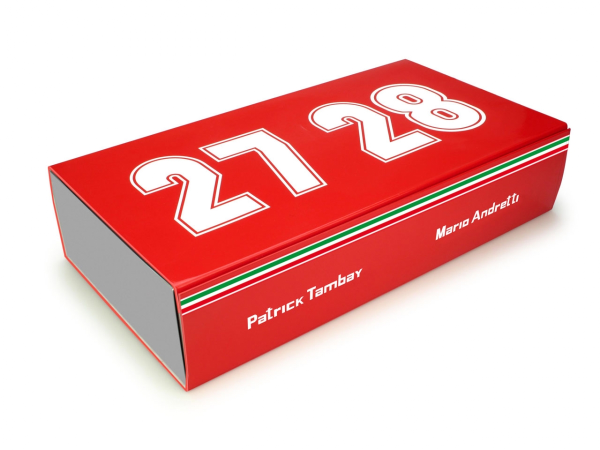 Ferrari Race Transporter Set F1 GP Italy 1982 +2x Ferrari 126C2 + figures + accessories - brumm