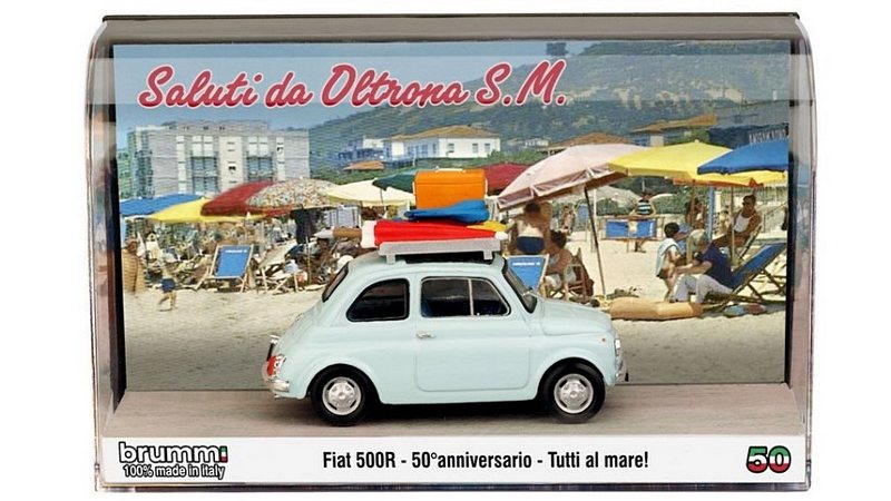 Fiat 500R Vacanze Italiane - Brumm 50th Anniversary by brumm