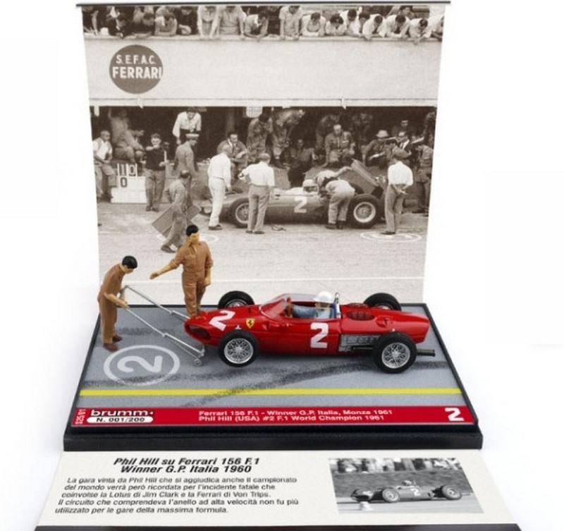 Ferrari 156 F1 #2 Winner GP Italy 1961 Phil Hill  Pit Stop - Special Edition by brumm