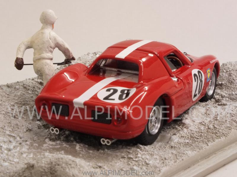 Ferrari 250 LM #28 Le Mans Test 1965 Spoerry - Boller (diorama) - best-model