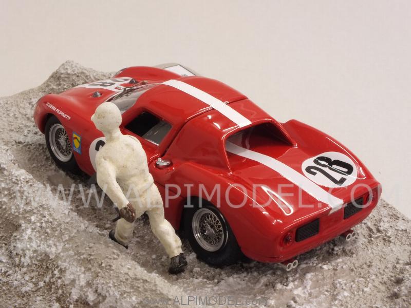 Ferrari 250 LM #28 Le Mans Test 1965 Spoerry - Boller (diorama) - best-model