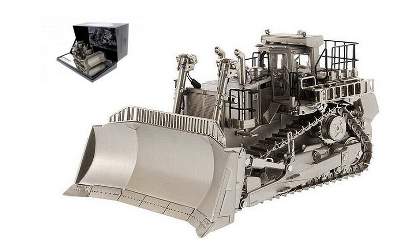CAT D11T Track-type Tractor Matt Silver by diecast-master