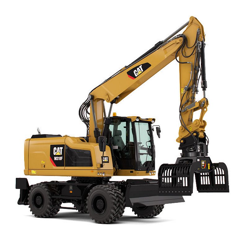 CAT M318F Wheeled Excavator by diecast-master