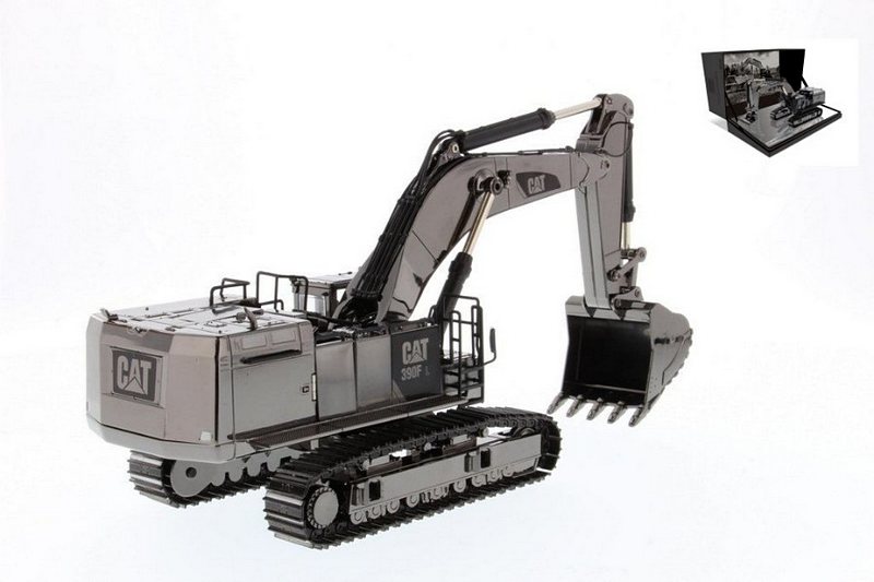 CAT 390F L Excavator Commemorative Series Gunmetal by diecast-master