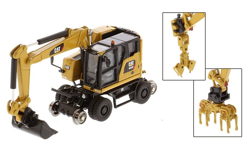 CAT M323F Railroad Wheeled Excavator by diecast-master