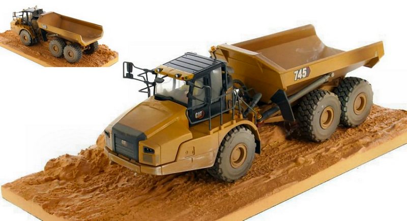 CAT 745 Articulated Truck weathered by diecast-master