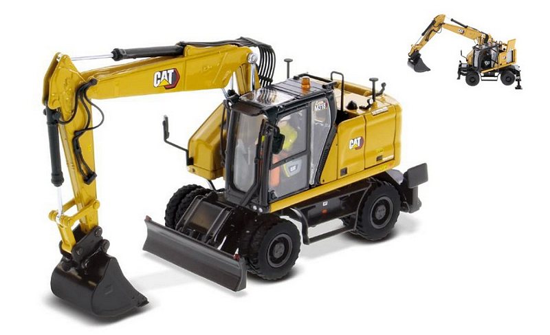 CAT M318 Wheeled Excavator by diecast-master
