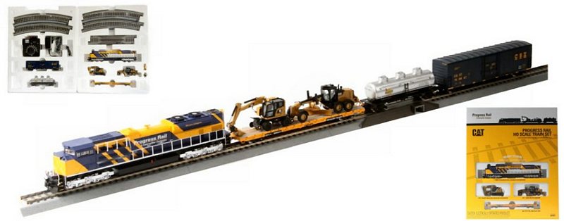 EMD Progress Rail H0 Scale Train Set by diecast-master
