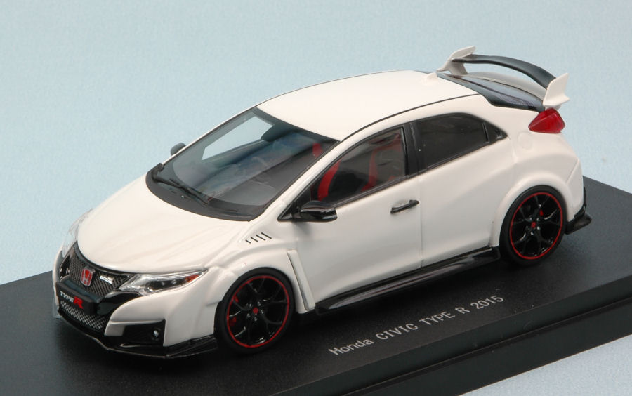 Honda Civic Type R 2015 (White) by ebbro