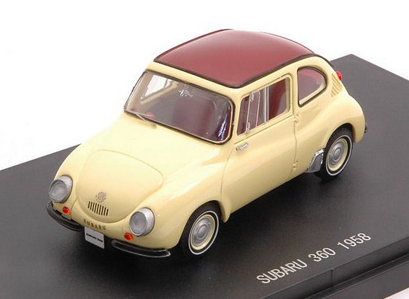 Subaru 360 1958 (Beige/Brown 1:43) by ebbro