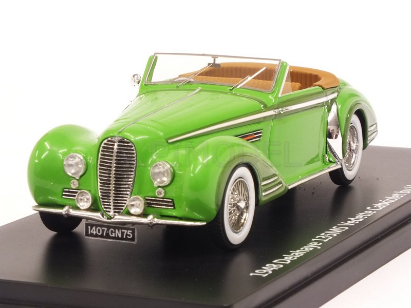 Delahaye 135MS Vedette Cabriolet by Henri Chapron 1948 (Green) by esval
