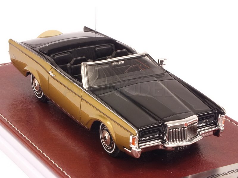 Lincoln Continental MkIII 1971 (Gold/Black) - great-iconic-models