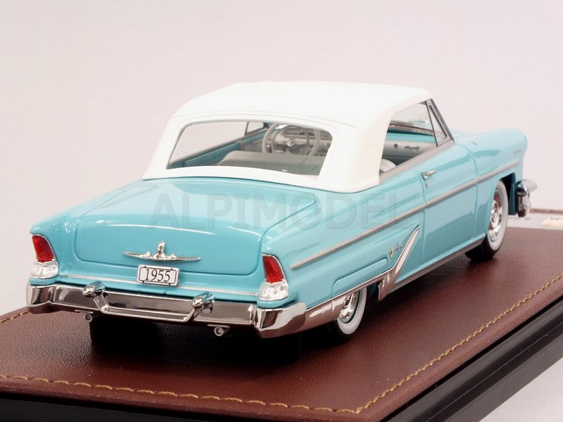 Lincoln Capri Convertible 1955 closed (Turquoise) - glm-models