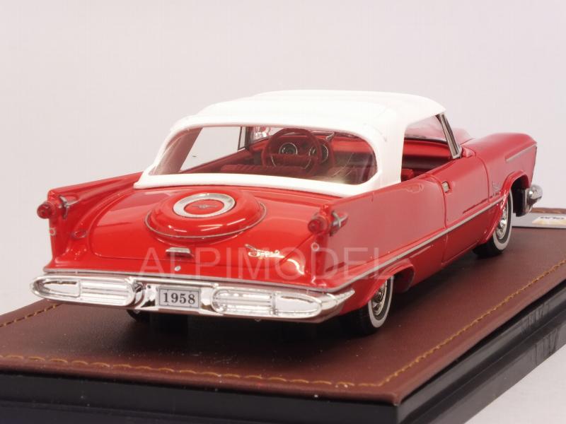 Chrysler Imperial Crown Convertible 1958 closed (Red) - glm-models