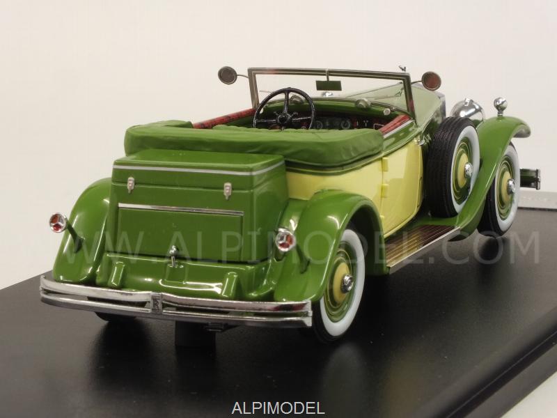 Rolls Royce Phantom II Croydon Victoria Convertible 1932 open  (Yellow/Green) - glm-models
