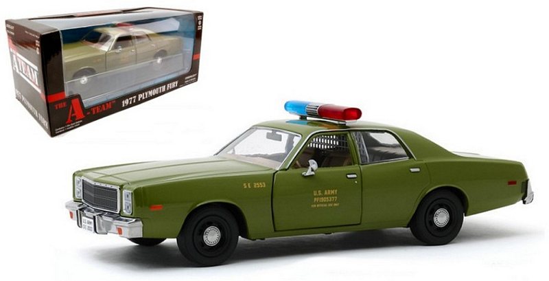 Plymouth Fury 1977 US.Army Police A-Team 1983-87 by greenlight