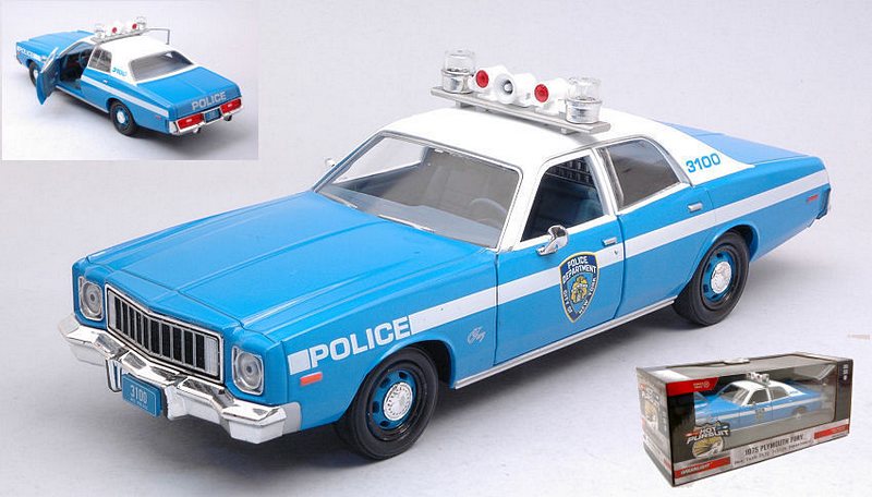 Plymouth Fury 1975 New York City Police Department by greenlight
