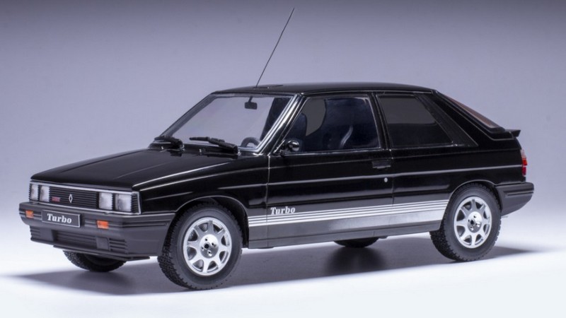 Renault 11 Turbo 1987 Custom Tuning (Black) by ixo-models