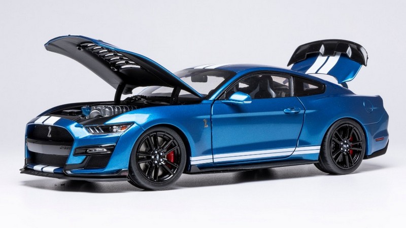 Ford Mustang Shelby GT 500 2022 (Blue) by ixo-models