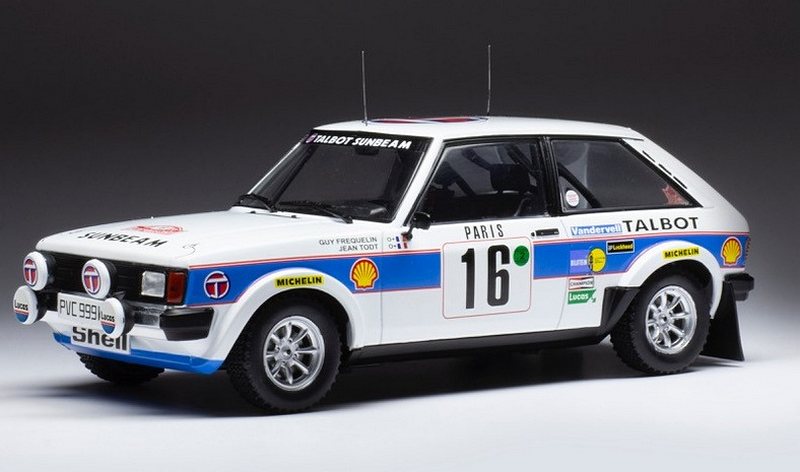 Talbot Sunbeam Lotus #16 Rally Monte Carlo 1981 Frequelin - Todt by ixo-models