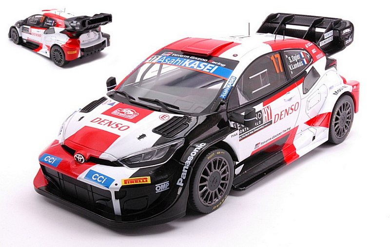 Toyota Yaris GR #17 Rally Monte Carlo 2023 Ogier - Landais by ixo-models