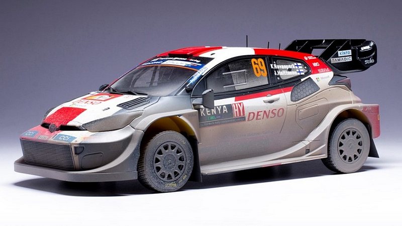 Toyota Yaris GR #69 Rally Safari 2023 Rovanpera - Halttunen (Dirty version) by ixo-models
