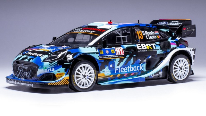 Ford Puma WRC #13 Central European Rally 2023 Munster - Louka by ixo-models