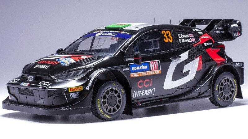 Toyota Yaris WRC #33 Rally Sweden 2024 Evans - Martin by ixo-models