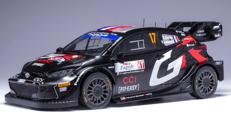 Toyota Yaris WRC #17 Rally Croatia 2024 Ogier-Landais by ixo-models