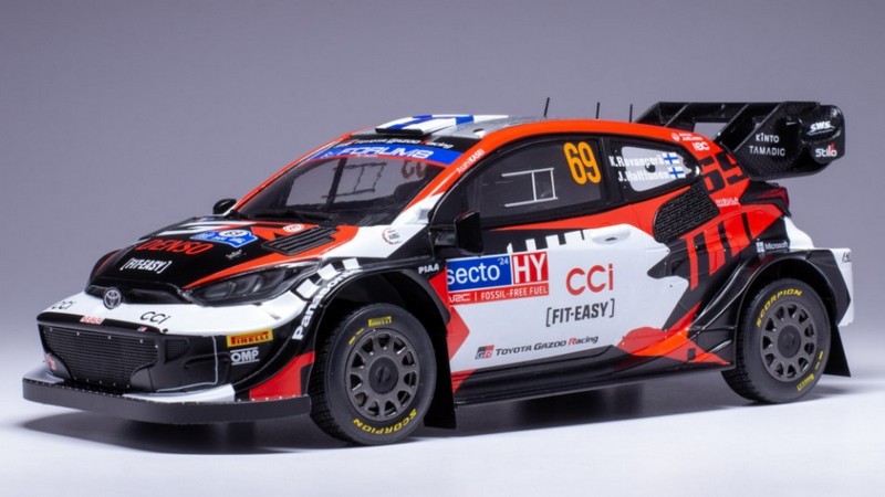 Toyota Yaris GR WRC #69 Rally Finland 2024 Rovanpera - Halttunen by ixo-models