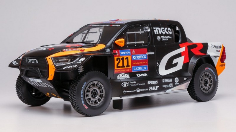 Toyota GR DKR Hilux Evo T1u #211 Rally Dakar 2025 Henk-Brett by ixo-models