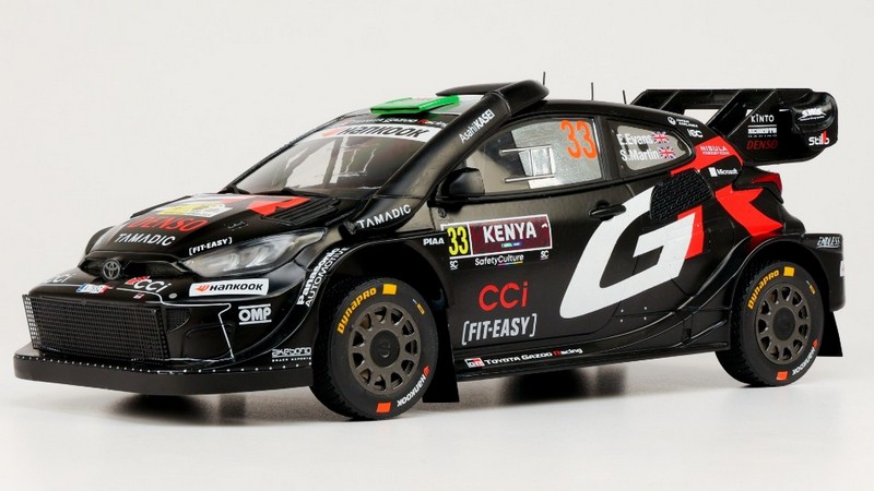 Toyota Yaris GR #33 Rally1 Safari Kenya 2025 Evans-Martin by ixo-models