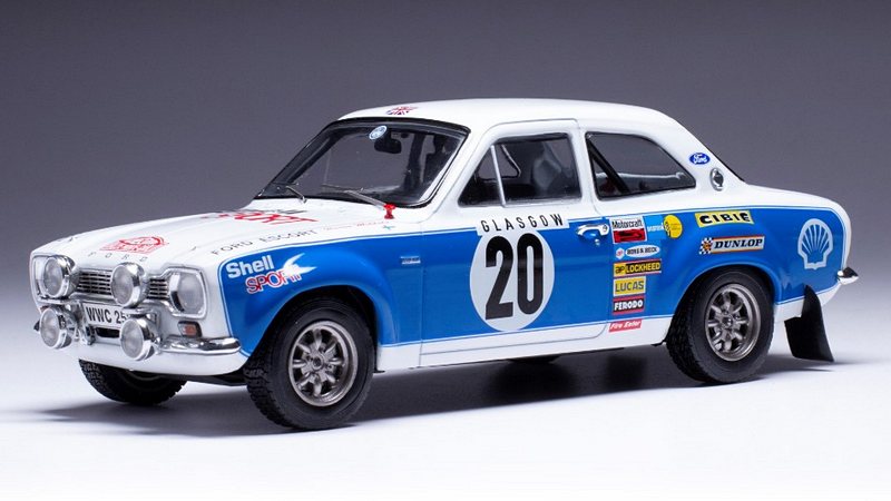 Ford Escort Mk1 RS1600 #20 Rally Monte Carlo 1973 Mikkola - Porter by ixo-models