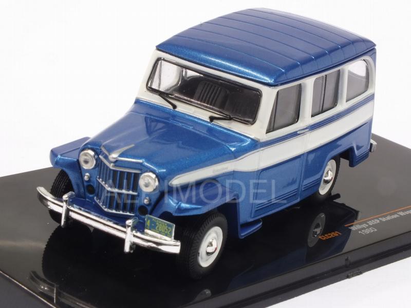 Jeep Willys Station Wagon 1960 (Metallic Blue) by ixo-models
