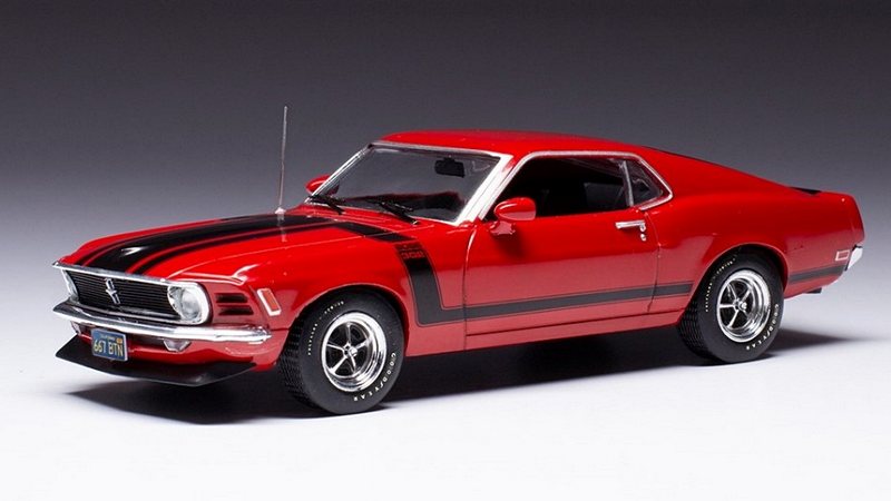 Ford Mustang Boss 302 1970 (Red) by ixo-models
