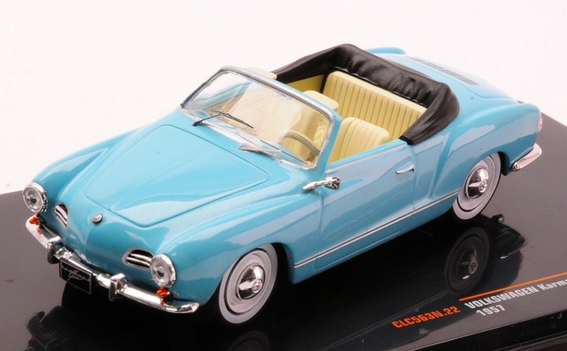 Volkswagen Karmann Ghia 1955 (Light Blue) by ixo-models