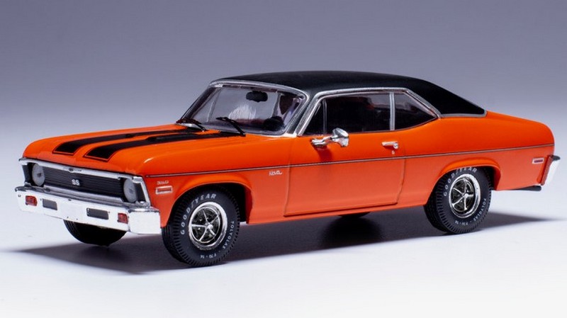 Chevrolet Nova SS 1971 (Orange/Black) by ixo-models