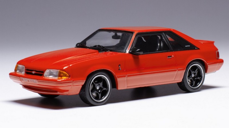 Ford Mustang III 1992 (Red) by ixo-models