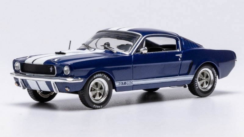Ford Mustang Shelby GT 350 1965 (Dark Blue) by ixo-models