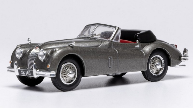 Jaguar XK140 Cabriolet 1956 (Dark Grey) by ixo-models