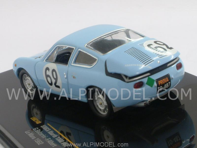 Simca Abarth 1300 Bialbero #62 Le Mans 1962 Balzarini - Albert - ixo-models