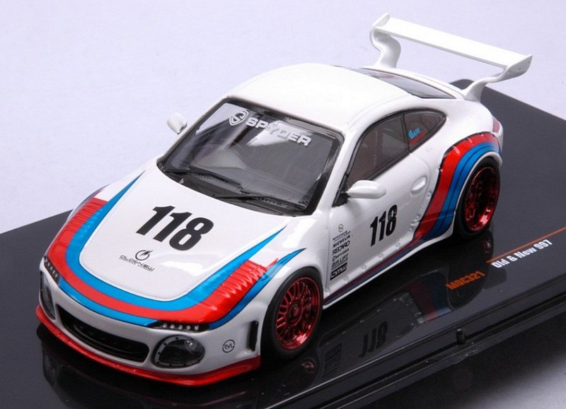 Porsche Old And New 997 #118 Martini (Base 911-997) by ixo-models