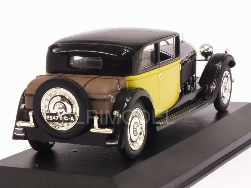 Bugatti 41 Royale Coach Weymann 1929 (Black/Yellow) - ixo-models