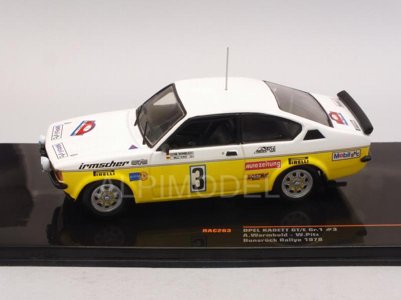 Opel Kadett GT/E #3 Rally Hunsrueck 1978 Warmbold - Pitz - ixo-models